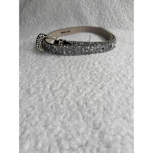 New Ariat Women's Crystal Studded Genuine Leather Western Belt Size Small